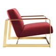 slipper chairs for sale Modway Furniture Sofas and Armchairs Gold Maroon