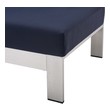 left l couch Modway Furniture Sofa Sectionals Silver Navy