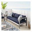 sectional sofa styles Modway Furniture Sofa Sectionals Silver Navy