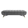 ottoman ivory Modway Furniture Benches and Stools Gray