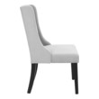 dining chairs black and white Modway Furniture Dining Chairs Light Gray