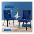 white cream dining chairs Modway Furniture Dining Chairs Navy