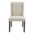 beige dining chairs set of 2 Modway Furniture Dining Chairs Beige
