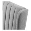 chair set for dining table Modway Furniture Dining Chairs Light Gray