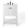 72 inch floating bathroom vanity Modway Furniture Vanities White White