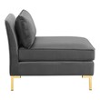best lounging sectionals Modway Furniture Sofas and Armchairs Gray