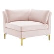 living room sectional with chaise Modway Furniture Sofas and Armchairs Pink
