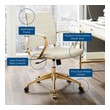 remove chair base Modway Furniture Office Chairs Ivory