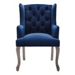mid century reading chair Modway Furniture Dining Chairs Navy