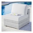 living spaces chaise lounge Modway Furniture Bar and Dining Light Gray White