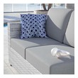 tufted blue velvet sofa Modway Furniture Sofa Sectionals Light Gray Gray