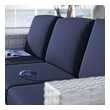 blue couch Modway Furniture Sofa Sectionals Light Gray Navy