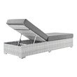 quality patio furniture Modway Furniture Daybeds and Lounges Light Gray Gray