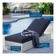 canvas covers for outdoor furniture Modway Furniture Daybeds and Lounges Light Gray Navy