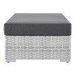 grey ottoman bench with storage Modway Furniture Sofa Sectionals Light Gray Charcoal