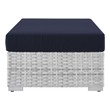 home furniture furniture accent furniture ottomans Modway Furniture Sofa Sectionals Light Gray Navy