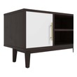 tv stand up to 70 inch Modway Furniture Decor Cappuccino White