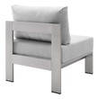 garden furniture corner sofa covers Modway Furniture Sofa Sectionals Silver Gray