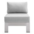 garden furniture corner sofa covers Modway Furniture Sofa Sectionals Silver Gray