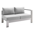 living room sectional sets Modway Furniture Sofa Sectionals Silver Gray