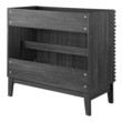 50 inch double vanity Modway Furniture Vanities Charcoal