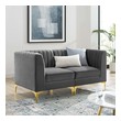 living spaces best sectional Modway Furniture Sofas and Armchairs Gray