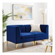 navy blue sleeper sectional Modway Furniture Sofas and Armchairs Navy