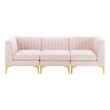 grey sleeper sectional with storage Modway Furniture Sofas and Armchairs Pink