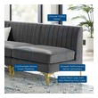 green sofa chair Modway Furniture Sofas and Armchairs Gray
