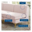 couch in sections Modway Furniture Sofas and Armchairs Pink