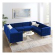 grey sectional couches for sale Modway Furniture Sofas and Armchairs Navy