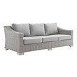 patio 3 set Modway Furniture Sofa Sectionals Light Gray Gray