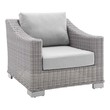 patio 3 set Modway Furniture Sofa Sectionals Light Gray Gray