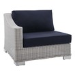 ikea leather sectional sofa Modway Furniture Sofa Sectionals Light Gray Navy