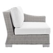 ikea small sectional Modway Furniture Sofa Sectionals Light Gray White
