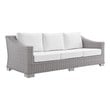 turquoise outdoor furniture Modway Furniture Sofa Sectionals Light Gray White