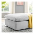 bench high back Modway Furniture Sofas and Armchairs Light Gray