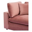 comfortable chairs with ottomans Modway Furniture Living Room Sets Dusty Rose