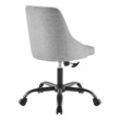 high back fabric office chair Modway Furniture Office Chairs Black Light Gray
