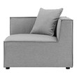 gray and black sectional couch Modway Furniture Sofa Sectionals Gray