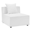 oversized sectional leather Modway Furniture Sofa Sectionals White