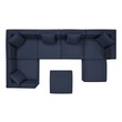 small sectional couch Modway Furniture Sofa Sectionals Navy
