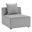 velvet black sofa Modway Furniture Sofa Sectionals Gray