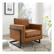 dark brown sectional sofa Modway Furniture Lounge Chairs and Chaises Black Tan