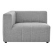 large contemporary sectional sofa Modway Furniture Sofas and Armchairs Light Gray