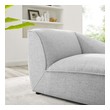 sectional set Modway Furniture Sofas and Armchairs Light Gray