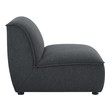 french arm chair Modway Furniture Sofas and Armchairs Charcoal