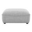 grey couch with chaise Modway Furniture Sofas and Armchairs Light Gray