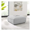 grey couch with chaise Modway Furniture Sofas and Armchairs Light Gray