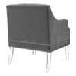 armchair table Modway Furniture Sofas and Armchairs Gray